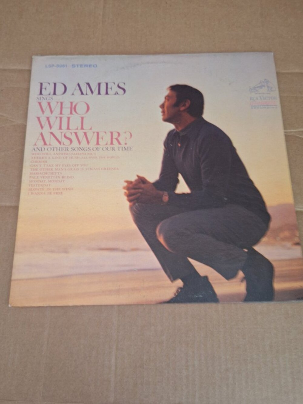 Ed ames who will answer lp record